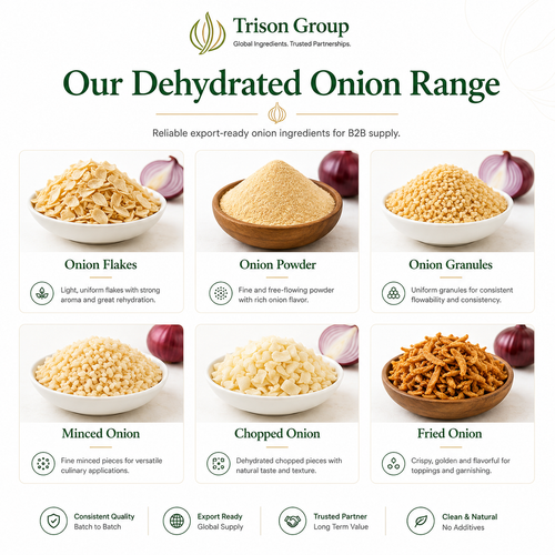 Trison Group Fried Onion for B2B food ingredient supply